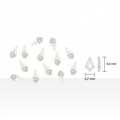 Swarovski Kite Crystal AB, 25 stk thumbnail