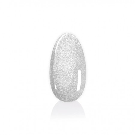 Longlife UV-Lack Glitter White Silver