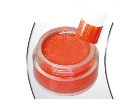 Glitter gel Orange fine
