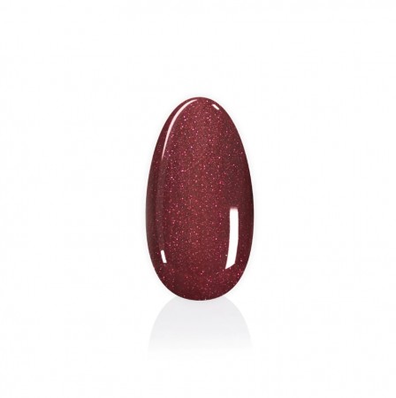 Longlife UV-Lack Glitter Bordeaux Fine
